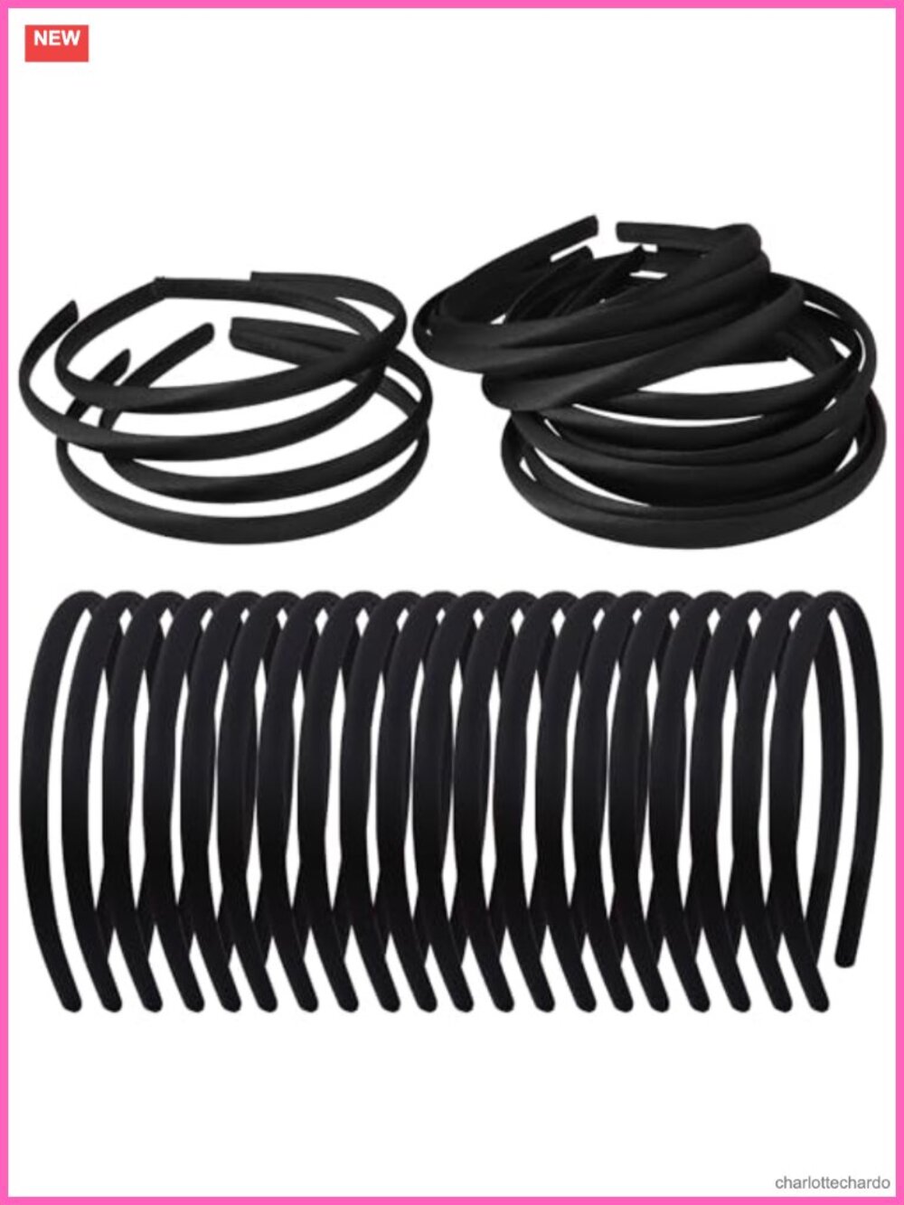 Satin Covered Headbands DIY Hair Accessories for Women Girls